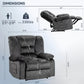 Recliner Chair Sofa with Massage