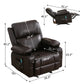 Recliner Rocking Chair with Massage